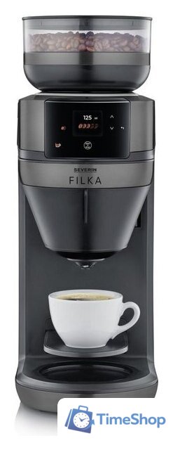 Капельная кофеварка Severin KA 4855 Dark Inox - Изображение №4 — Интернет-магазин Time-Shop