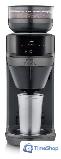 Капельная кофеварка Severin KA 4855 Dark Inox - Изображение №2 — Интернет-магазин Time-Shop