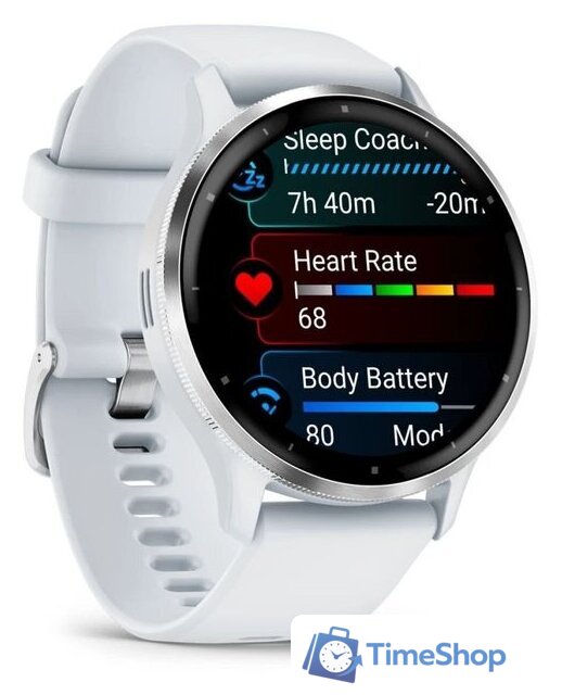 Умные часы Garmin Venu 3 (белый, с силиконовым ремешком) - Изображение №5 — Интернет-магазин Time-Shop
