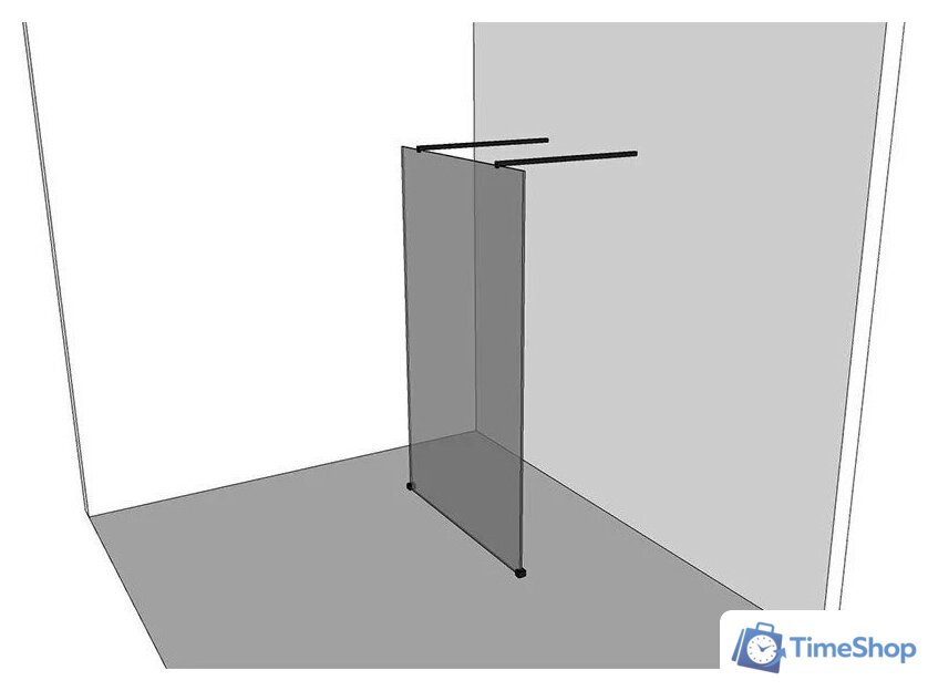 Душевая стенка Allen Brau Infinity 2 3.21049.BA 323841 (серебро браш) - Изображение №5 — Интернет-магазин Time-Shop