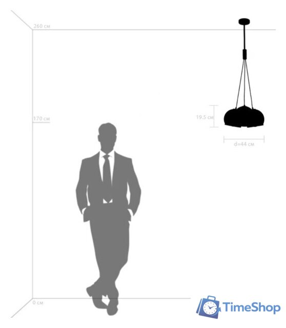 Подвесная люстра Lightstar Sferico 729031 - Изображение №9 — Интернет-магазин Time-Shop