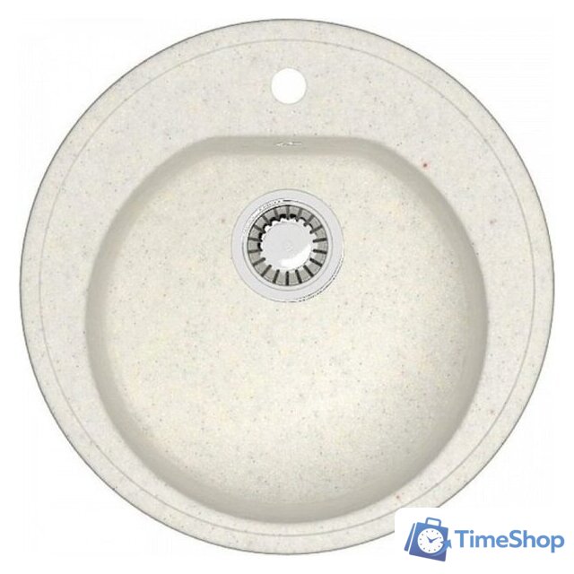 Кухонная мойка Teymi Lina D51 T120103 (белый матовый) - Изображение №1 — Интернет-магазин Time-Shop