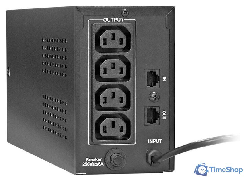 Источник бесперебойного питания ExeGate Power Back BNB-600.LED.AVR.C13.RJ - Изображение №2 — Интернет-магазин Time-Shop