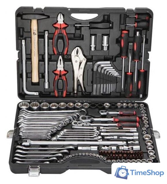 Универсальный набор инструментов ForceKraft FK-41421-5 Premium (148 предметов) - Изображение №1 — Интернет-магазин Time-Shop