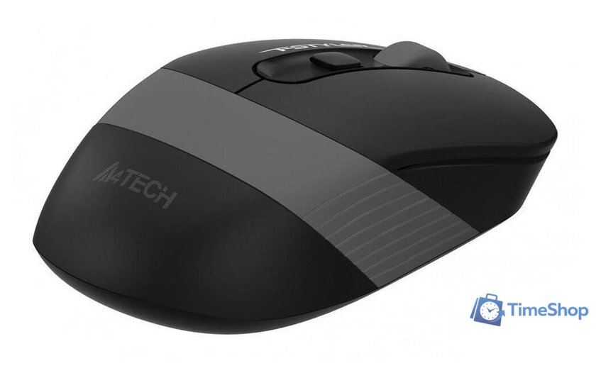 Мышь A4Tech Fstyler FG10S (черный/серый) - Изображение №4 — Интернет-магазин Time-Shop