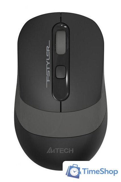 Мышь A4Tech Fstyler FG10S (черный/серый) - Изображение №1 — Интернет-магазин Time-Shop