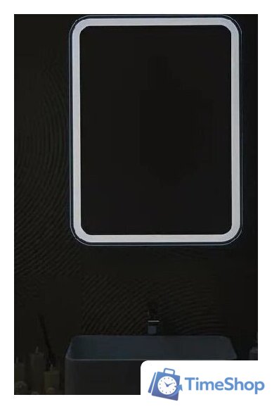  Silver Mirrors Шкаф с зеркалом для ванной Фиджи-Антрацит Flip 60 ИК LED-00003042 - Изображение №3 — Интернет-магазин Time-Shop