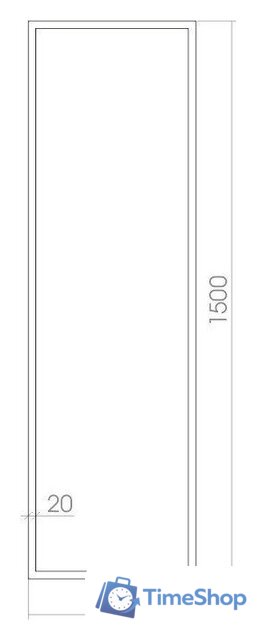  Silver Mirrors Зеркало Моника 45x150 ФР-00001406 - Изображение №3 — Интернет-магазин Time-Shop