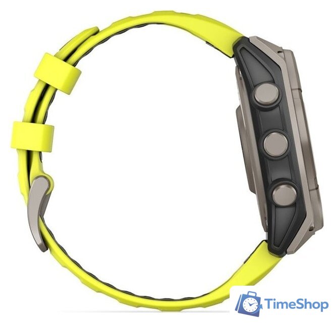 Умные часы Garmin Fenix 8 Solar, Sapphire 47мм (титановый серый с желтым ремешком) - Изображение №12 — Интернет-магазин Time-Shop