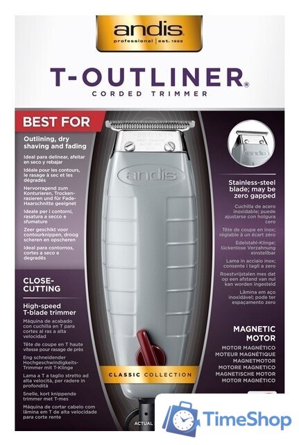 Машинка для стрижки волос Andis T-Outliner G-I - Изображение №4 — Интернет-магазин Time-Shop