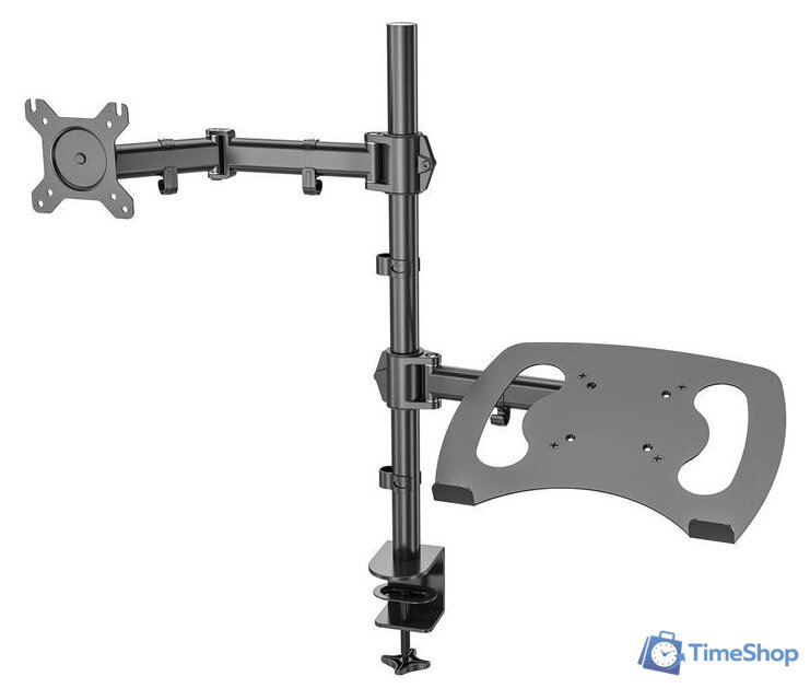 Кронштейн для монитора CACTUS CS-VM-LH07-BK - Изображение №1 — Интернет-магазин Time-Shop
