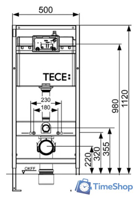 Унитаз подвесной Lauter Vortex 2110830 + TECE Kit 9400412 с кнопкой (хром) - Изображение №25 — Интернет-магазин Time-Shop