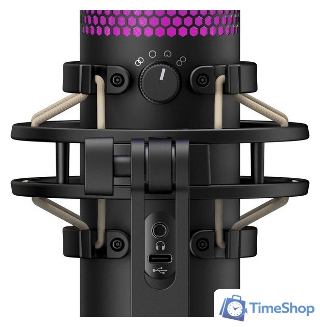 Проводной микрофон HyperX QuadCast S (черный) - Изображение №6 — Интернет-магазин Time-Shop