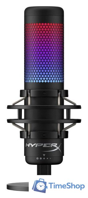 Проводной микрофон HyperX QuadCast S (черный) - Изображение №1 — Интернет-магазин Time-Shop