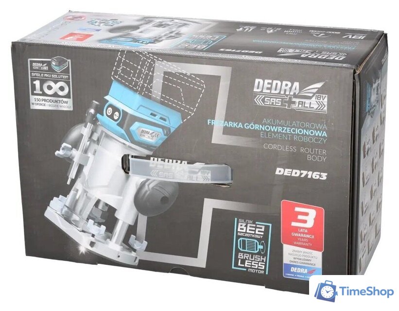 Вертикальный фрезер Dedra DED7163 (без АКБ) - Изображение №9 — Интернет-магазин Time-Shop