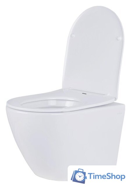 Унитаз подвесной Roxen Antares в комплекте с инсталляцией Asten Readle Zentralmodul AR0601-185CH с кнопкой (хром глянец) - Изображение №3 — Интернет-магазин Time-Shop