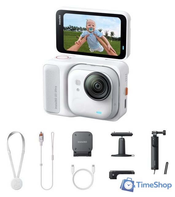 Модульная экшен-камера Insta360 GO Ultra (Creator Bundle, белый) - Изображение №1 — Интернет-магазин Time-Shop