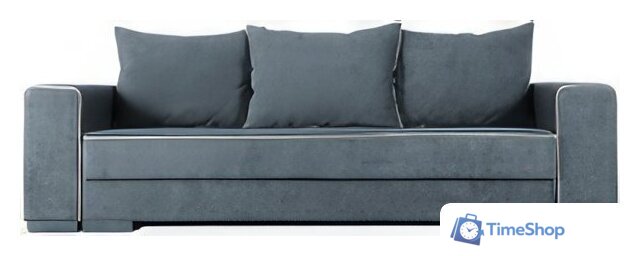 Диван Krones Цезарь 4 (велюр, графит/молочный) - Изображение №2 — Интернет-магазин Time-Shop