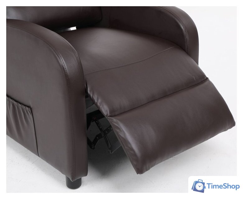 Реклайнер Calviano 2164 (экокожа, коричневый) - Изображение №13 — Интернет-магазин Time-Shop