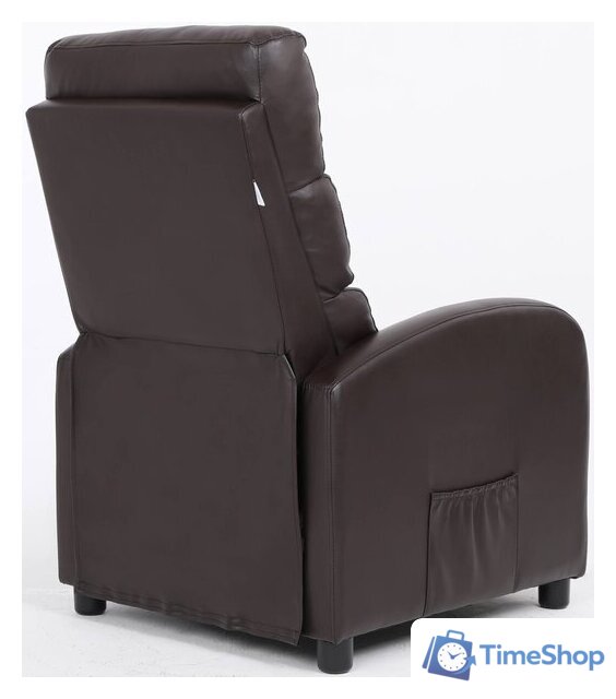 Реклайнер Calviano 2164 (экокожа, коричневый) - Изображение №7 — Интернет-магазин Time-Shop