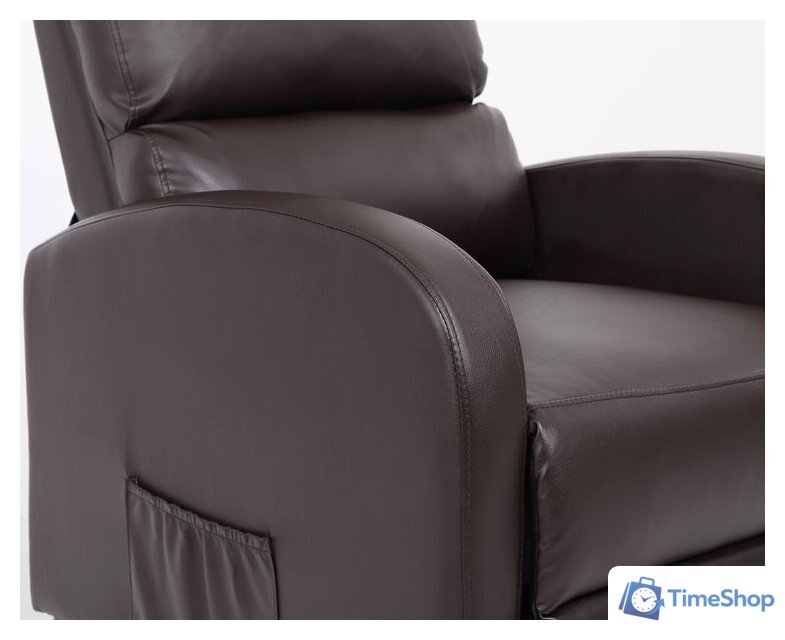 Реклайнер Calviano 2164 (экокожа, коричневый) - Изображение №11 — Интернет-магазин Time-Shop