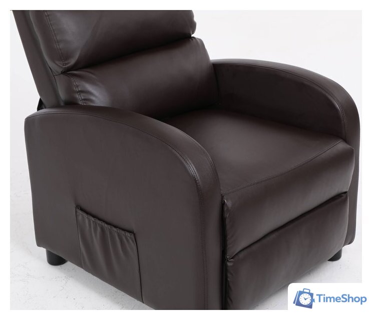 Реклайнер Calviano 2164 (экокожа, коричневый) - Изображение №9 — Интернет-магазин Time-Shop