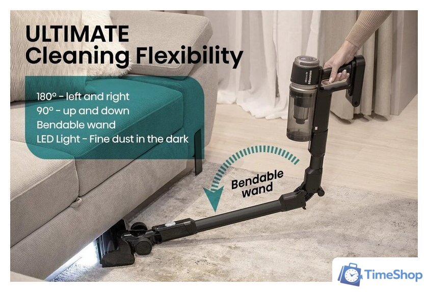 Пылесос Hisense HVC676451DA - Изображение №10 — Интернет-магазин Time-Shop