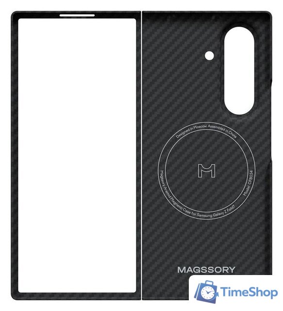 Чехол для телефона Magssory Aramid Case для Samsung Galaxy Z Fold7 CFB034black - Изображение №3 — Интернет-магазин Time-Shop