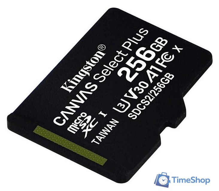 Карта памяти Kingston Canvas Select Plus microSDXC 256GB - Изображение №2 — Интернет-магазин Time-Shop