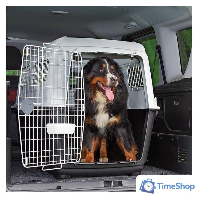 Переноска Ferplast Atlas 80 Professional 73075021 (серый/черный) - Изображение №10 — Интернет-магазин Time-Shop