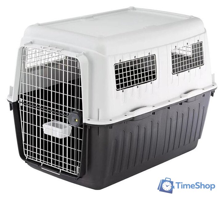 Переноска Ferplast Atlas 80 Professional 73075021 (серый/черный) - Изображение №1 — Интернет-магазин Time-Shop