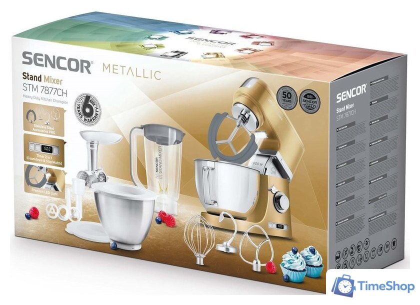 Кухонная машина Sencor STM 7877CH - Изображение №17 — Интернет-магазин Time-Shop
