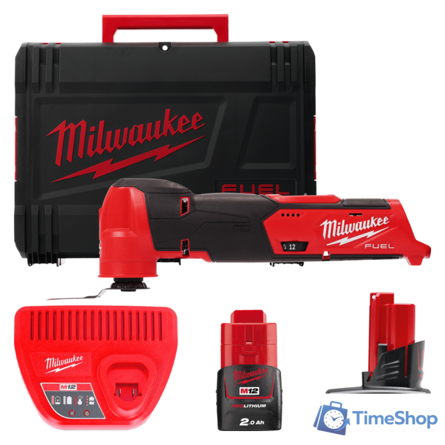 Реноватор Milwaukee M12 Fuel M12FMT-422X 4933472239 (с 2-мя АКБ 2 Ач + 4 Ач, кейс) - Изображение №1 — Интернет-магазин Time-Shop