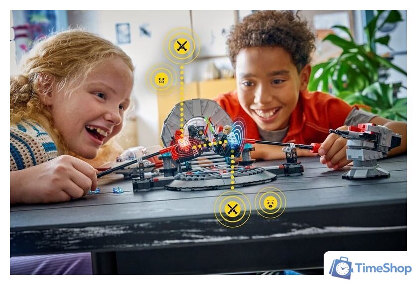 Конструктор LEGO Star Wars 75427 Smart Play Дуэль в тронном зале и истребитель A-wing - Изображение №12 — Интернет-магазин Time-Shop