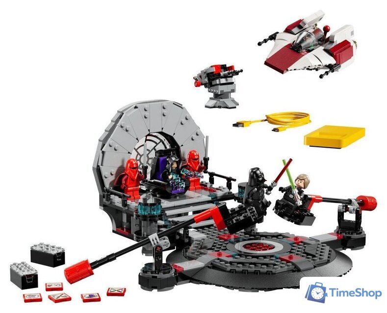 Конструктор LEGO Star Wars 75427 Smart Play Дуэль в тронном зале и истребитель A-wing - Изображение №2 — Интернет-магазин Time-Shop
