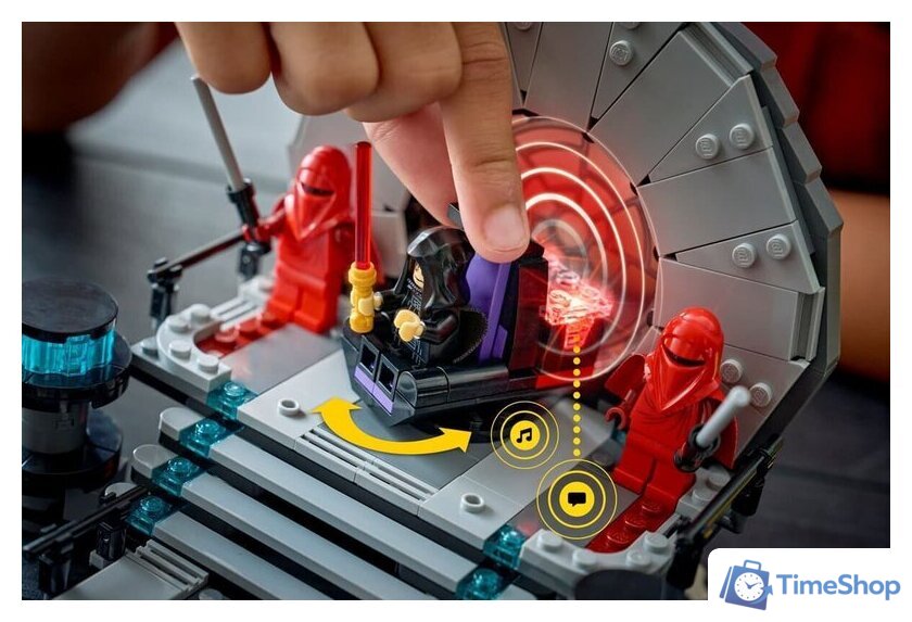 Конструктор LEGO Star Wars 75427 Smart Play Дуэль в тронном зале и истребитель A-wing - Изображение №13 — Интернет-магазин Time-Shop