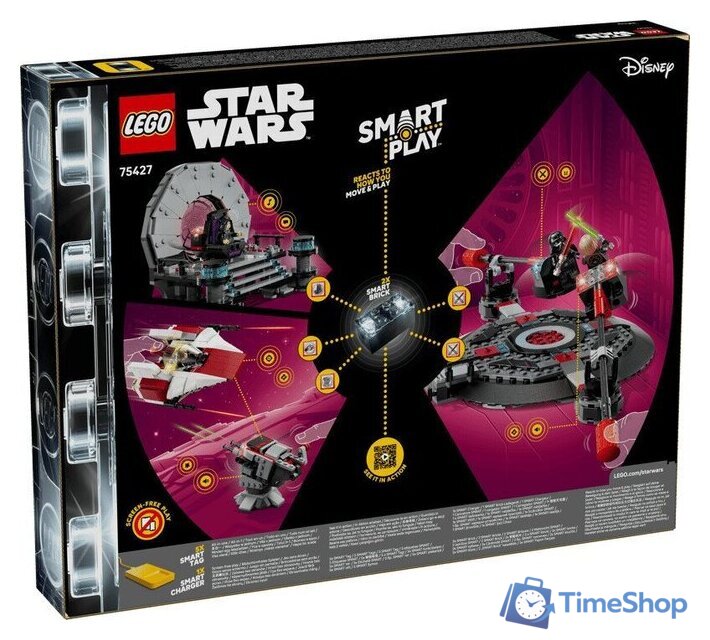 Конструктор LEGO Star Wars 75427 Smart Play Дуэль в тронном зале и истребитель A-wing - Изображение №23 — Интернет-магазин Time-Shop