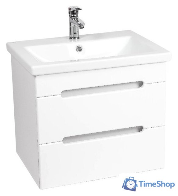  Viant Тумба с умывальником Марсель Como 60 VMAR60CO-T2YP+S-UM-COM60/1-w - Изображение №1 — Интернет-магазин Time-Shop