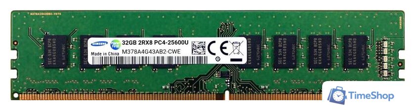 Оперативная память Samsung 32ГБ DDR4 3200 МГц M378A4G43AB2-CWE - Изображение №1 — Интернет-магазин Time-Shop