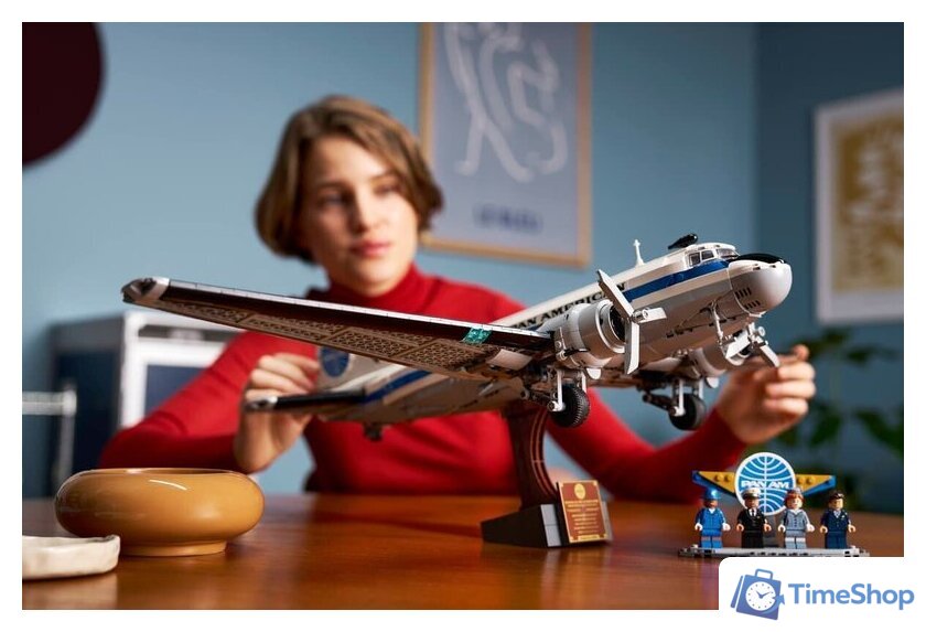 Конструктор LEGO Icons 11378 Douglas DC-3 PAN AM Airliner - Изображение №8 — Интернет-магазин Time-Shop