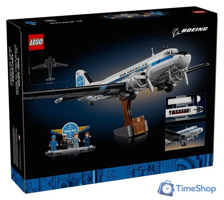 Конструктор LEGO Icons 11378 Douglas DC-3 PAN AM Airliner - Изображение №17 — Интернет-магазин Time-Shop