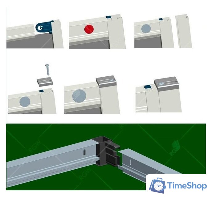 Душевая дверь RGW CL-14B 110 - Изображение №2 — Интернет-магазин Time-Shop