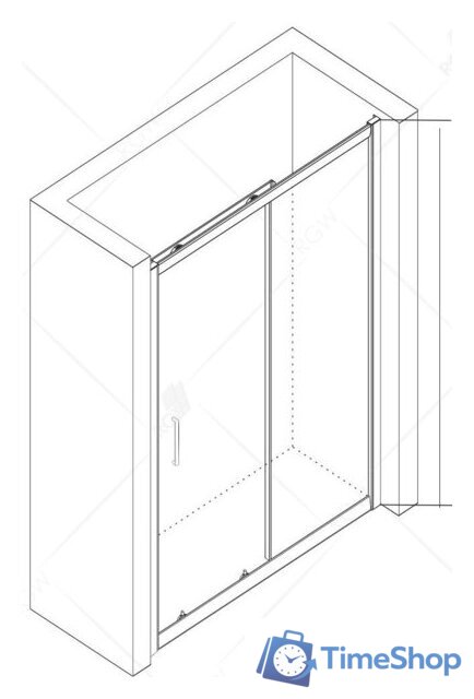 Душевая дверь RGW CL-14B 110 - Изображение №5 — Интернет-магазин Time-Shop