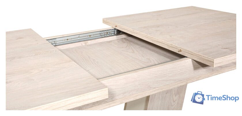 Кухонный стол ЭлиГард Kai 118-157x76x72 (дуб монтерей) - Изображение №3 — Интернет-магазин Time-Shop