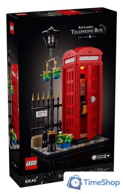 Конструктор LEGO Ideas 21347 Красная лондонская телефонная будка - Изображение №1 — Интернет-магазин Time-Shop