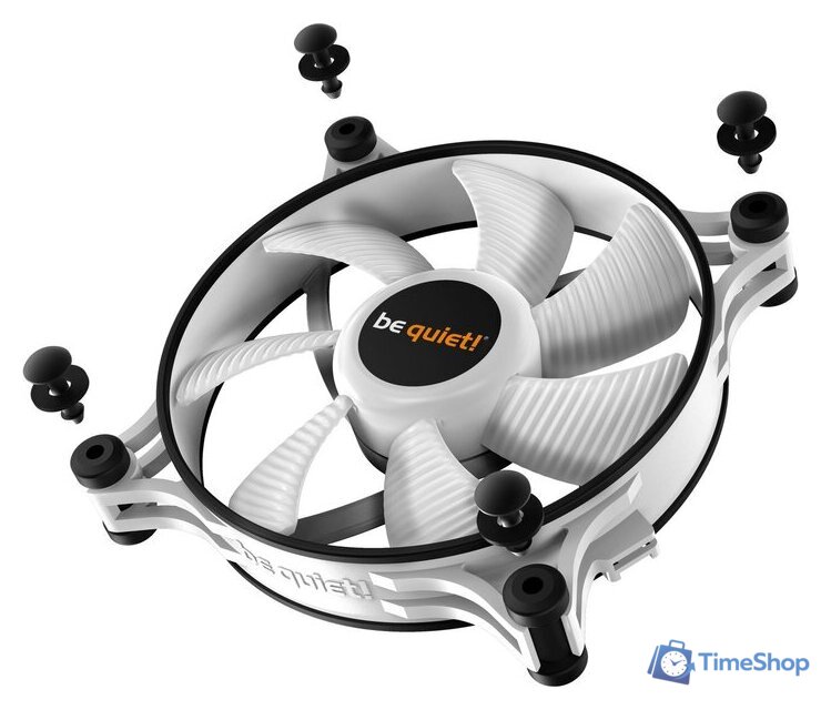 Вентилятор для корпуса be quiet! Shadow Wings 2 120mm White BL088 - Изображение №4 — Интернет-магазин Time-Shop