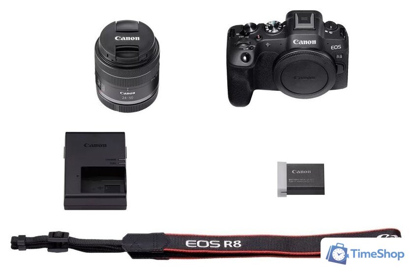 Беззеркальный фотоаппарат Canon EOS R8 Kit RF 24-50mm F4.5-6.3 IS STM - Изображение №6 — Интернет-магазин Time-Shop