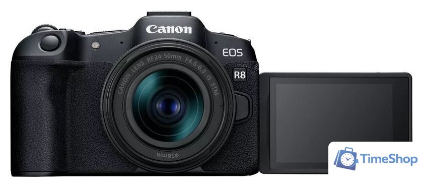Беззеркальный фотоаппарат Canon EOS R8 Kit RF 24-50mm F4.5-6.3 IS STM - Изображение №5 — Интернет-магазин Time-Shop