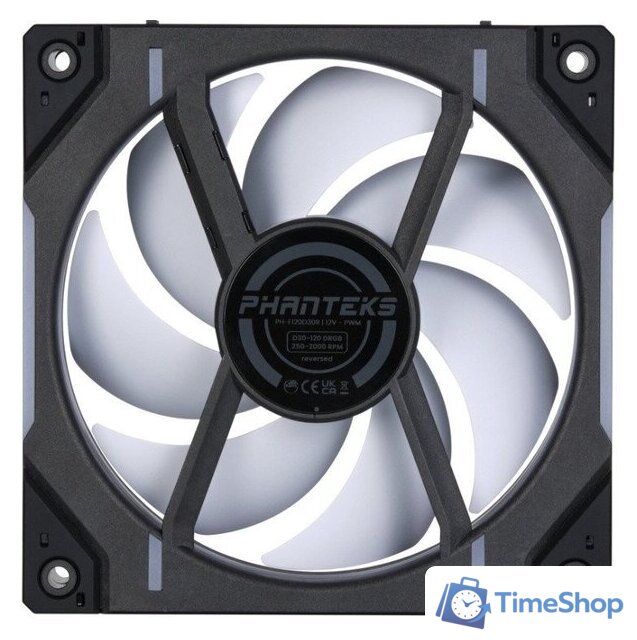 Вентилятор для корпуса Phanteks D30-120 D-RGB Reversed Black PH-F120D30R_DRGB_PWM_BK01 - Изображение №4 — Интернет-магазин Time-Shop