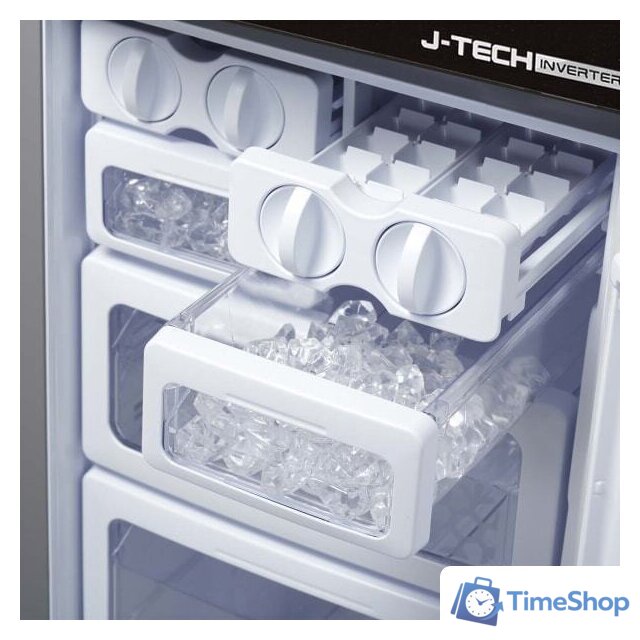 Четырёхдверный холодильник Sharp SJGX98PRD - Изображение №4 — Интернет-магазин Time-Shop